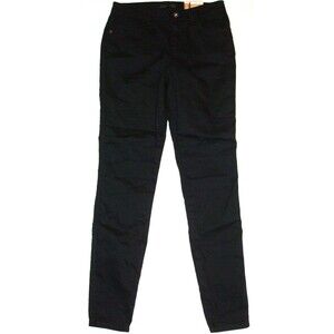 New NWT Womens 6 Prana Oday Jeans Denim Black Out 28 X 30 Dark Skinny Stretch